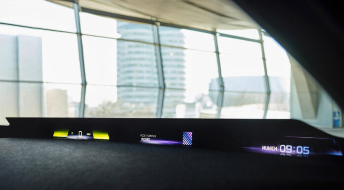 The BMW Panoramic Vision: New head-up display across the entire width of the windscreen will be in series production in 2025