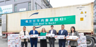 First container of Irish beef arrives in China after three-year hiatus