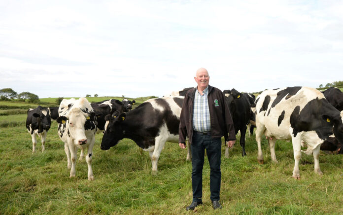 Des Morrison on his Enniscrone farm.