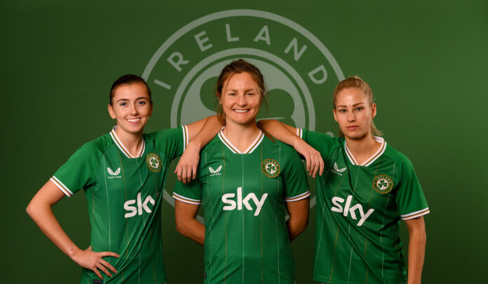 Republic of Ireland Women Squad Portraits
