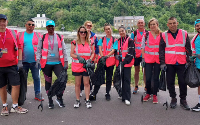Volunteers from the Cork Volunteer Centre were out in full force