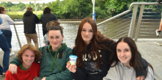 Busy day on the banks of the Blackwater