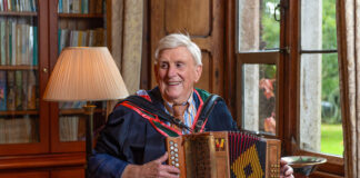 Bobby Gardiner presented with Honorary Masters Degree in Music
