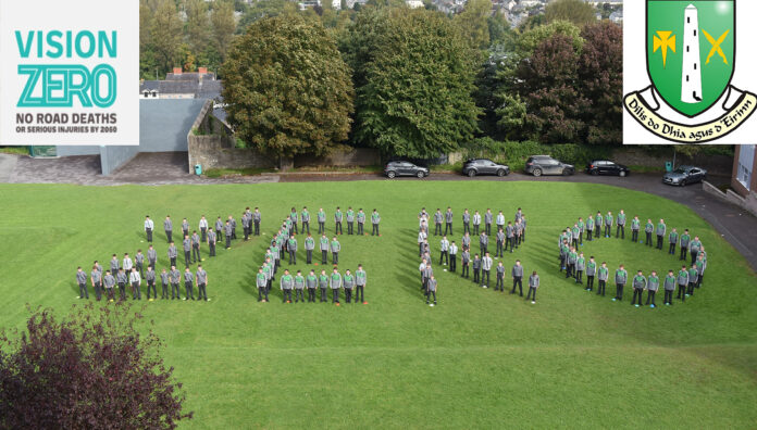 St Colman's TY students take part in a weekly 40 minute road safety class.