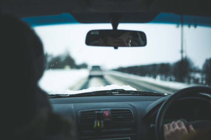 Winter Driving Unsplash Web Stock