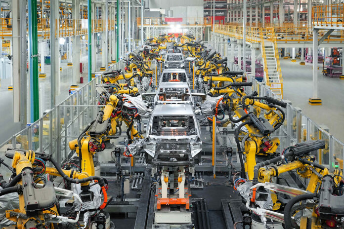 BYD’s New Energy Vehicles Manufacturing Factory.