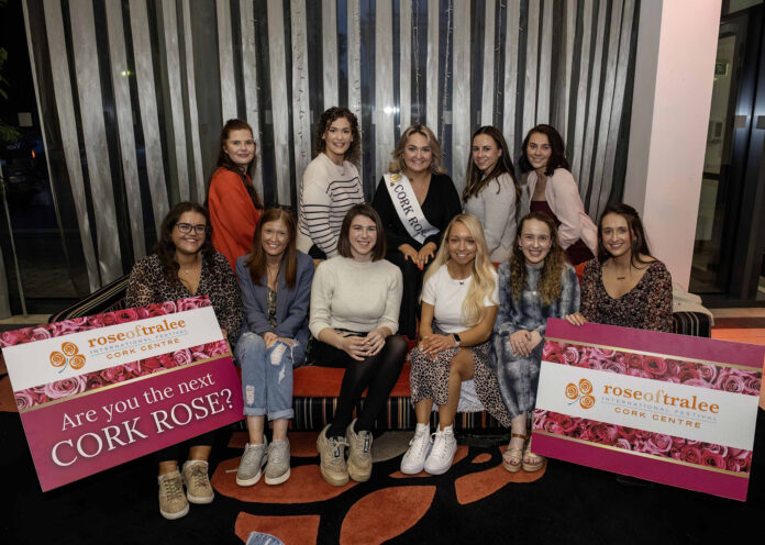 2023 Cork Rose Kate Shaughnessy with some of the 2024 Cork Rose
