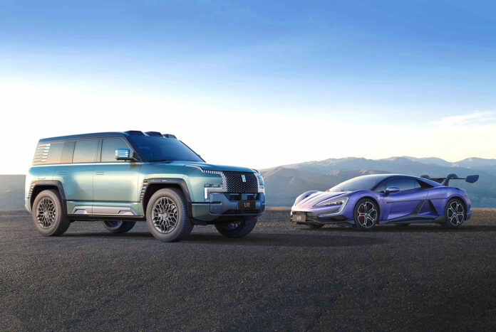 BYD Yangwang U8 and U9.