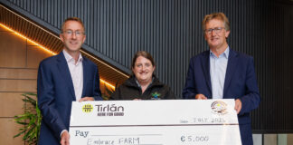 Embrace FARM benefit from €5,000 Tirlán donation