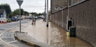 Major burst pipe in Fermoy