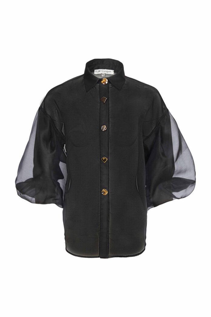 Kate Cooper Organza top bell sleeve (€129).