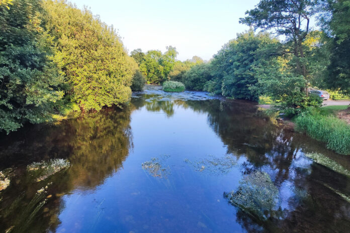 The River Bride in Rathcormac, view from the footbridge (Pic: Marian Roche)