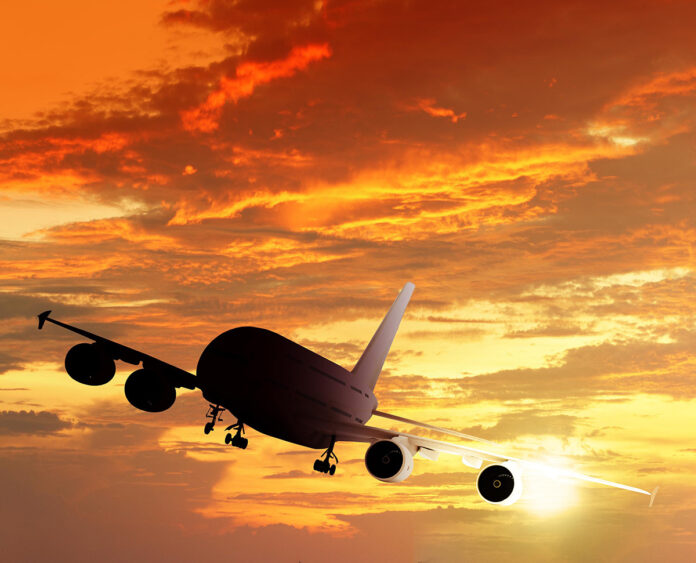 silhouette plane