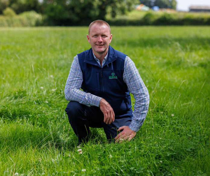 ICMSA president, Denis Drennan, pictured on his farm.