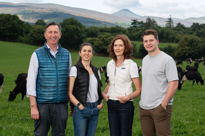 Aidan and Derval Kennedy along with their children, Nickolas and Galina.