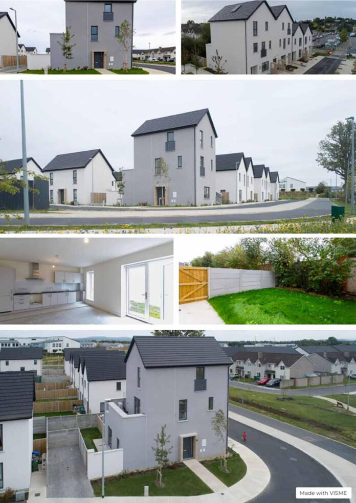 The scheme at The Mills, Castletroy.
