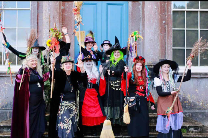 Some of the participants in the Doneraile Samhain Festival.