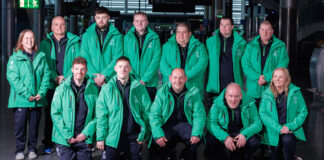 Locals competing in Turin with Team Ireland
