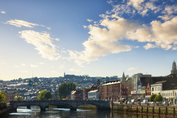 St. Patrick's Bridge spanning the River Lee in Cork, Ireland