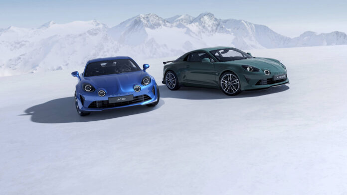Alpine A110 2025 range.