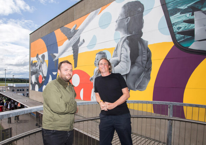 FREE REPO FOR PRESS: Lord Mayor Unveils New Mural at Cork Airpor
