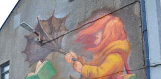 Ukrainian couple ‘returning kindness’ through new mural in ‘town