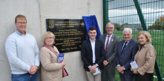 Historic occasion for Kildorrery GAA as President Burns officially opens new facility