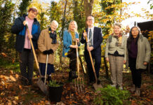Community orchard project offsets environmental impact of awards event