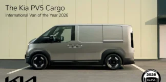 Kia’s first full-electric van, the PV5, is awarded ‘2026 International Van of the Year’