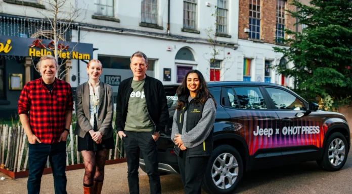 Jeep Ireland supplies Hot Press with a fully electric Jeep Avenger – bringing rock & roll energy to the open road