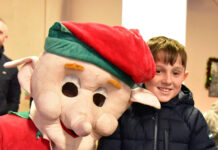 Little Blue Heroes meet Santa & co. at Lynch Camp