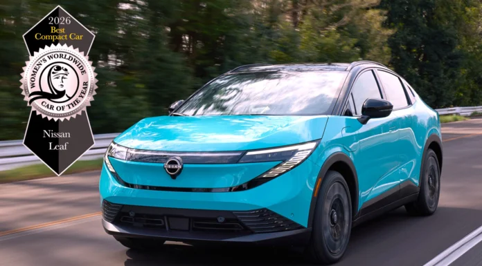 Nissan LEAF named World’s Best Compact Car by Women’s Worldwide Car of the Year jury