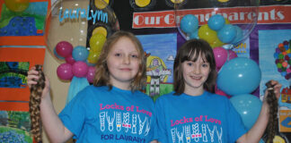 Leaving their locks behind to aid LauraLynn