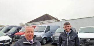 Mercedes Benz vans arrive at Newmarket Motors with special launch weekend