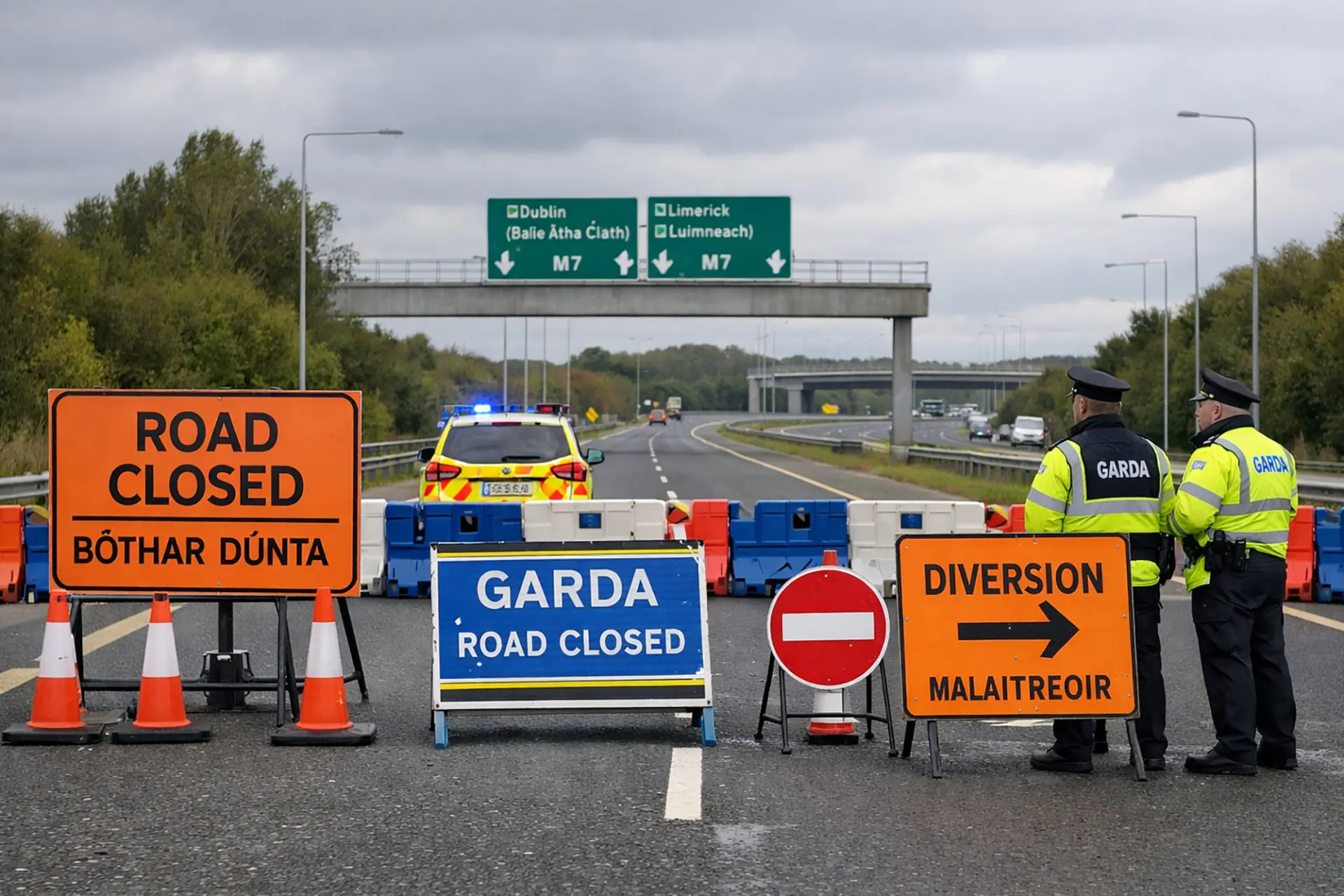 Upcoming night-time road closures and traffic restrictions on the N20