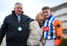 Local jockeys produce the goods during 80 minute spell at Cheltenham