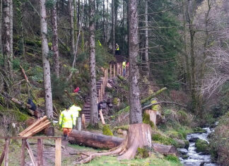 Impressive progress at Ballard Waterfall trail