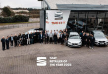 Blackwater Motors named SEAT Retailer of the Year 2025