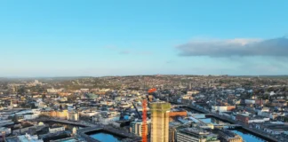New landmark for Cork city’s skyline as Ireland’s tallest residential building takes shape
