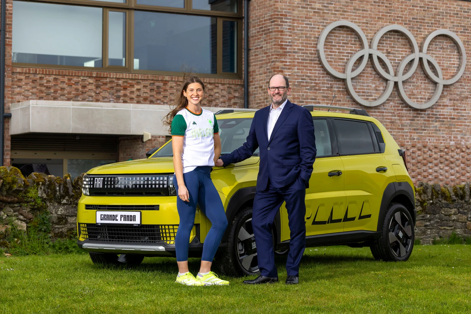 Fiat Grande Panda launches to Irish motoring press at Team Ireland HQ