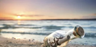 What is the chance of a message in a bottle being found?