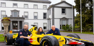 Eddie Jordan’s 2001 Formula One car on display at Fota House for CRITICAL fundraiser