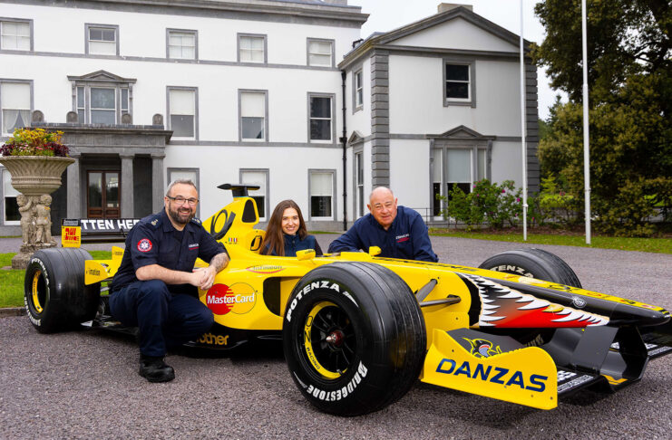 Eddie Jordan’s 2001 Formula One car on display at Fota House for CRITICAL fundraiser