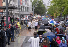 Large crowds gather in Cork city for Eucharistic Procession on centenary anniversary