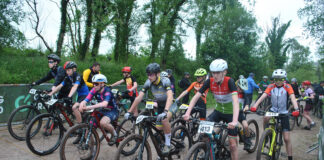 Off road action for local and visiting mountain bikers