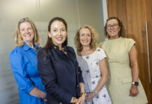 Female entrepreneurs celebrate going for growth success