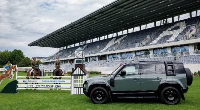 Defender continues its partnership with the 2026 Gallagher Dublin Horse Show