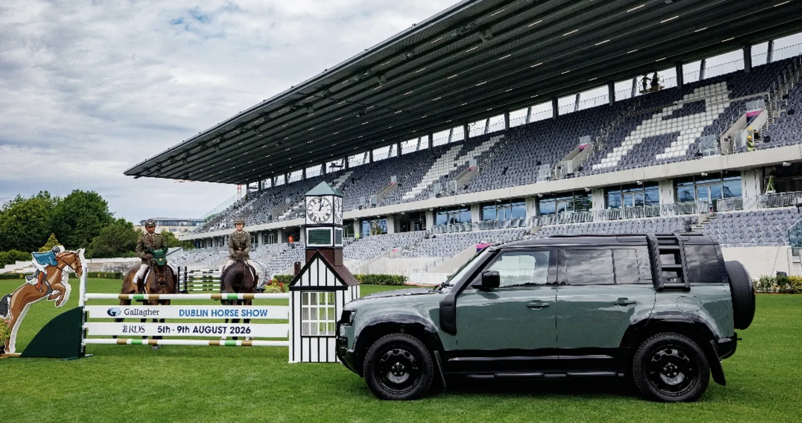 Defender continues its partnership with the 2026 Gallagher Dublin Horse Show