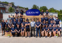 AbbVie’s Cork employees transform local school as part of company’s 11th Annual Volunteering Week
