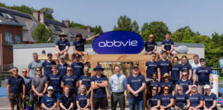 AbbVie’s Cork employees transform local school as part of company’s 11th Annual Volunteering Week